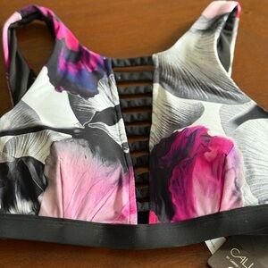 CALIA by Carrie Underwood Pink and Black Bikini for Swim